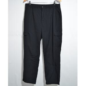 Vans Fatigue Loose Tapered Black Cargo Pants Size Large